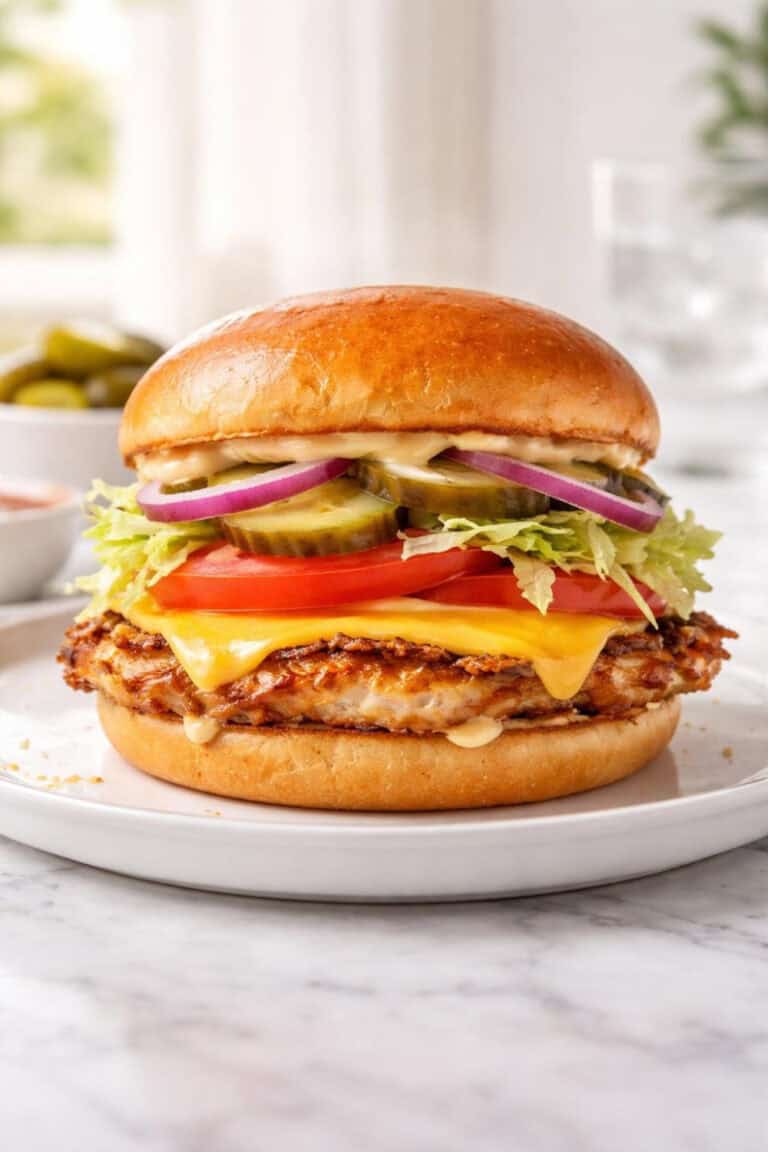 Juicy Chicken Smash Burger