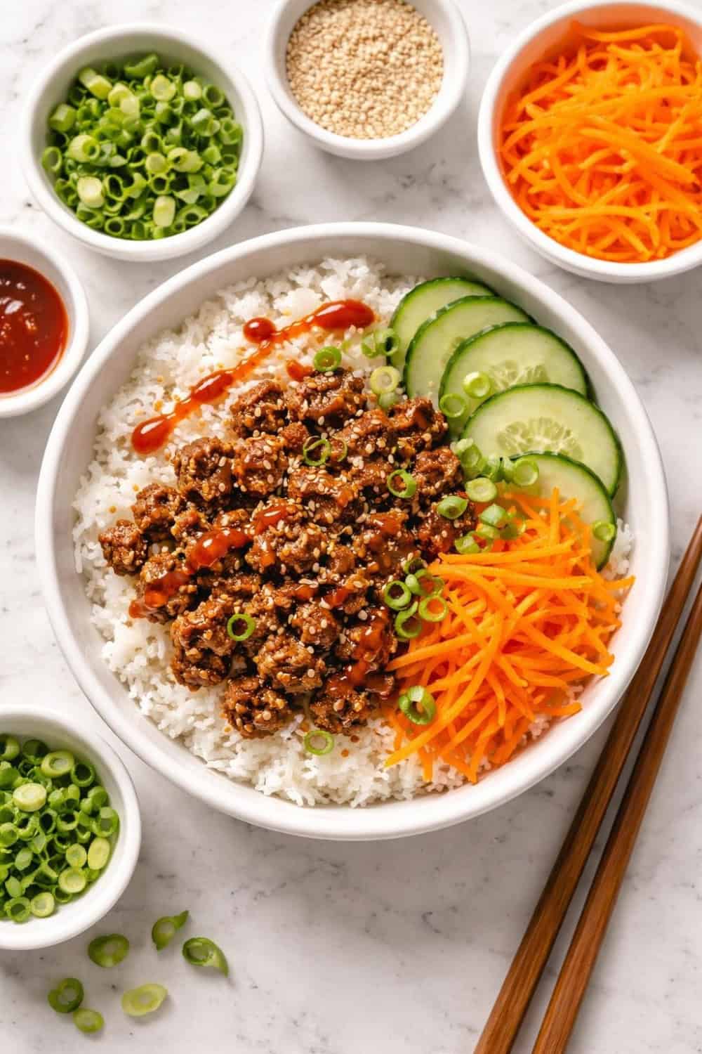 Korean Ground Beef Bulgogi Bowl