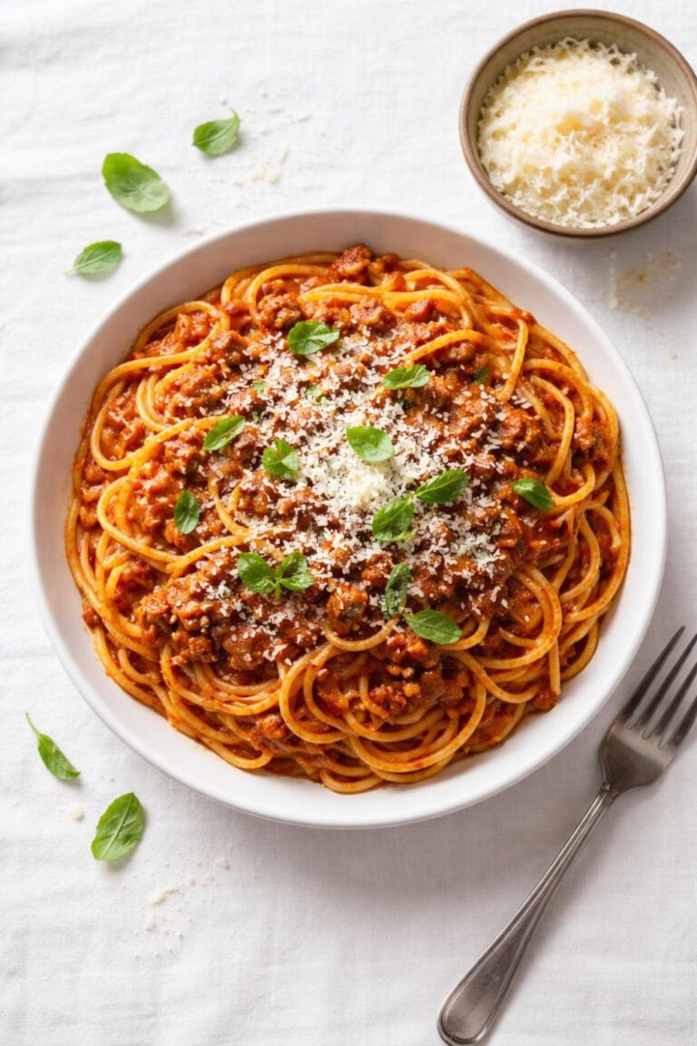 Meaty Spaghetti Bolognese