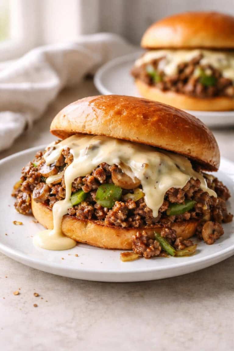 Philly Cheesesteak Sloppy Joes