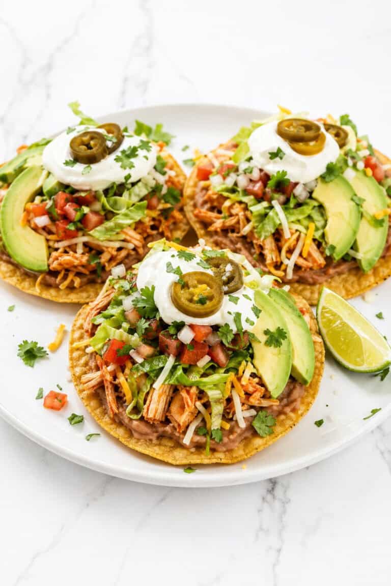 Rotisserie Chicken Tostadas