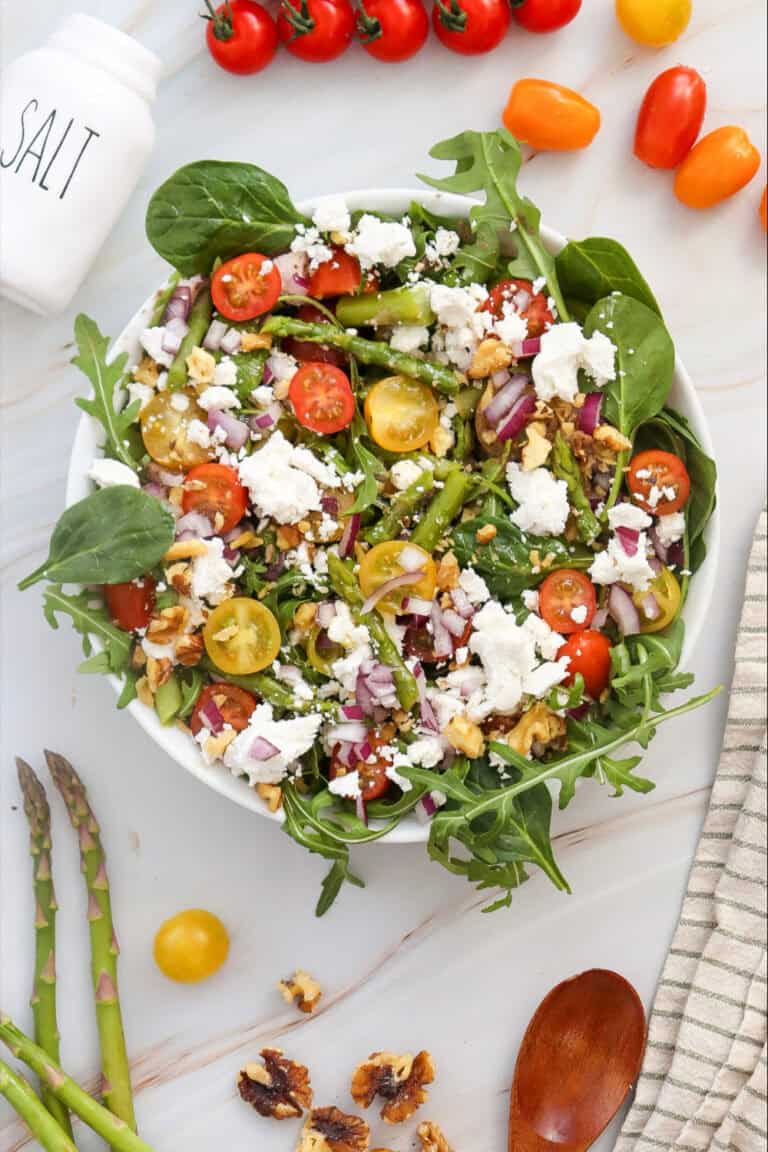 Asparagus Salad with Goat Cheese