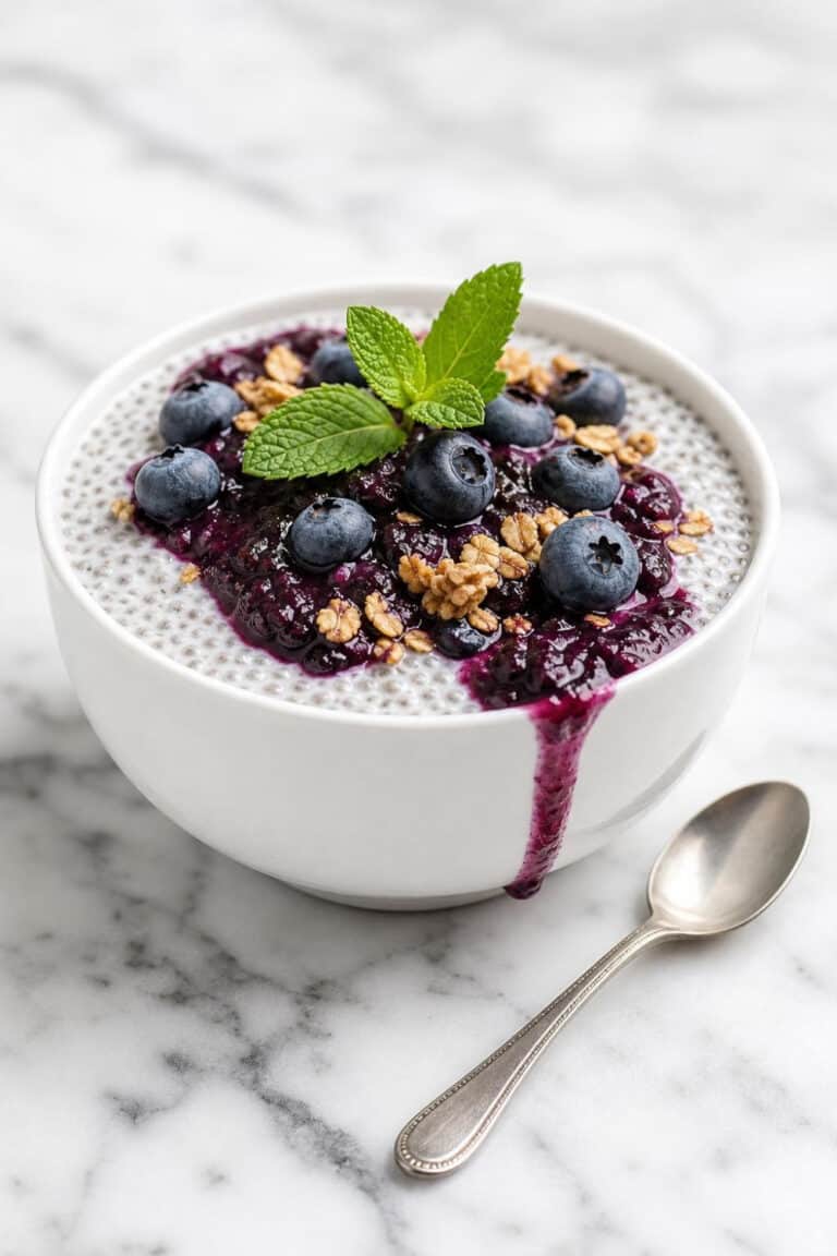 Blueberry Chia Seed Pudding