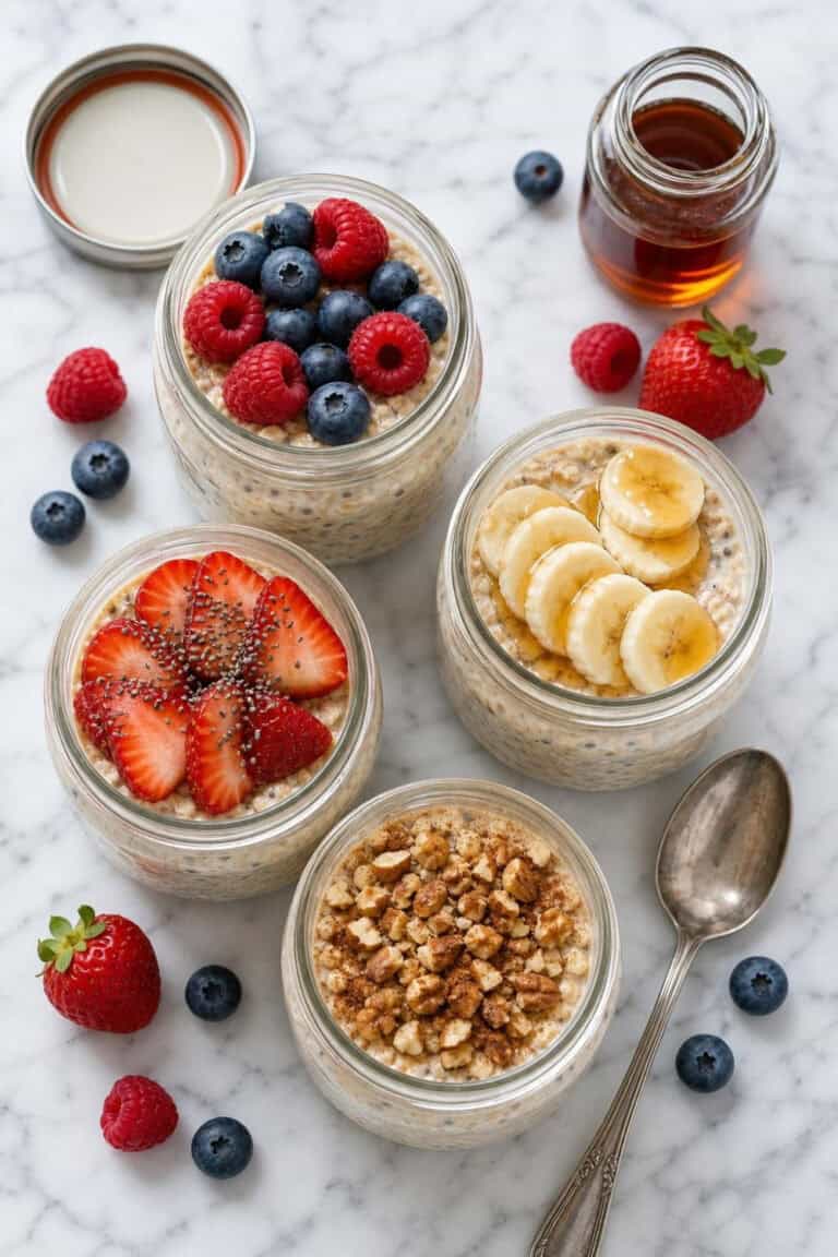 Overnight Oatmeal Jars