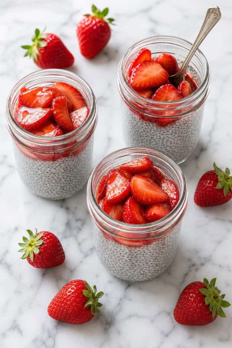 Strawberry Chia Seed Pudding